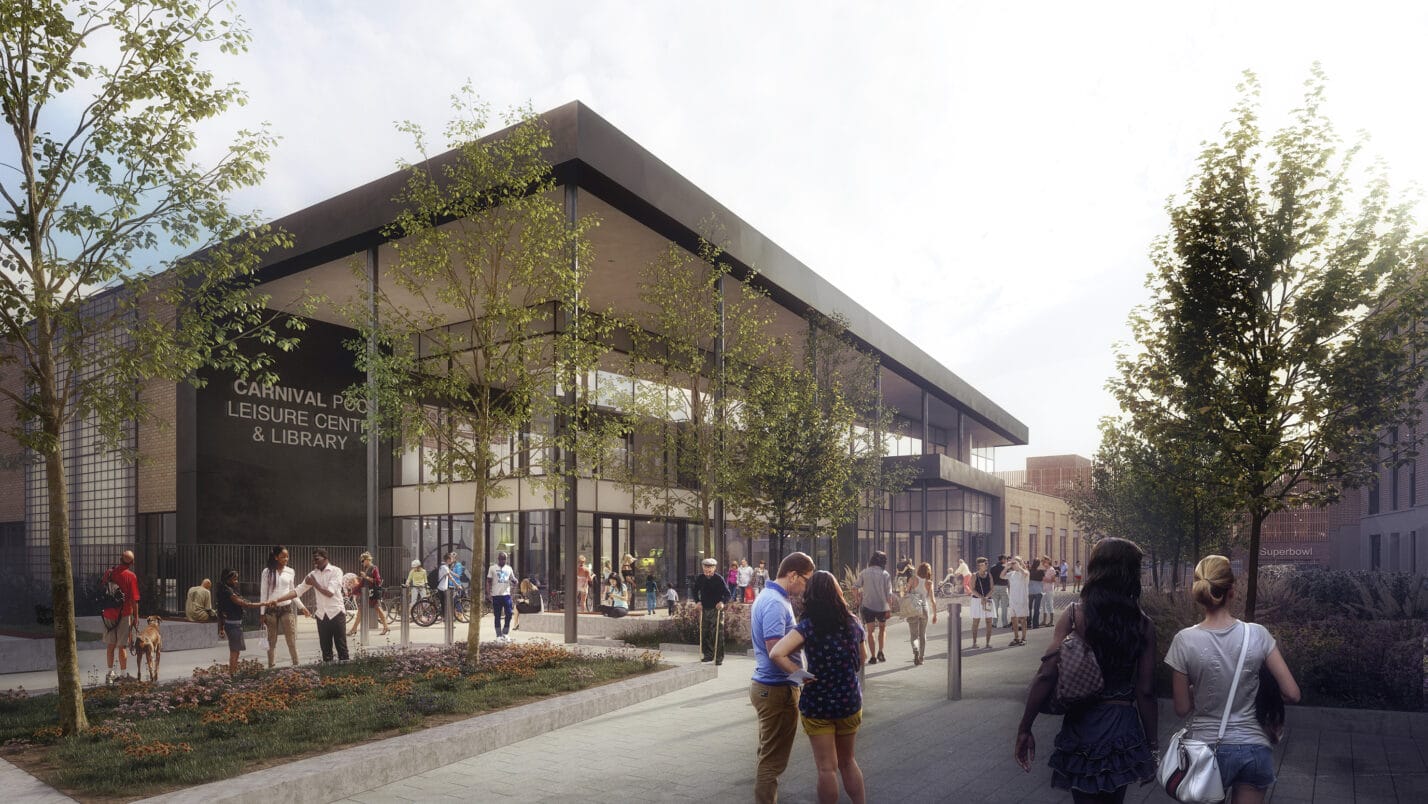 Carnival Place designed by HLM Architects